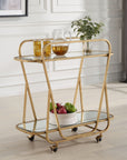 Swain - Brass Serving Cart