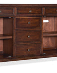 Charleston - Two Door-Six Drawer Buffet - Dark Brown