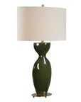 Curhan - Glaze Table Lamp - Green