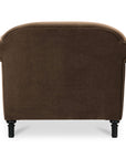 Harmony - Fabric Accent Chair - Dark Brown