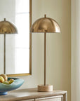 Dunham - Brass Buffet Lamp - Gold