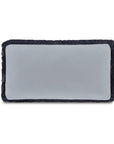 Yasmin - Lumbar Cushion Faux Mohair - Light Blue