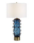 Aura - Table Lamp - Blue / Brass