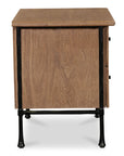 Rene - Accent Nightstand - Light Brown
