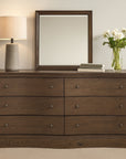 Clarence - 6 Drawer Dresser - Warm Brown