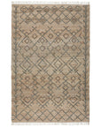 Natural Fiber - 1' x 1' Accona Rug - Natural/Sage