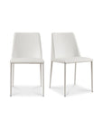 Nora - Vegan Leather Dining Chair (Set of 2) - White