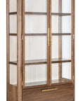 Eleana - Display Cabinet - Medium Wood