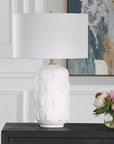 Emerie - Table Lamp - Textured White