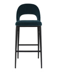Roger - Barstool - Teal Velvet