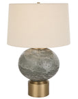 Lunia - Gray Glass Table Lamp
