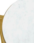 Ocilla - Accent Table - Brass,White