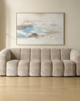 Modella - Upholstered Chenille Sofa - Brown