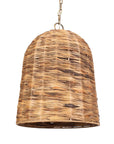 Rotorua - 1 Light Sea Grass Pendant - Light Brown