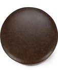 Clair - Leather Round Table