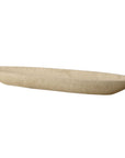 Vessel - Cast Ivory Canoe Bowl