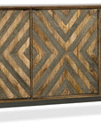 Commerce And Market - 69" Serramonte Entertainment/Accent Console - Light Brown
