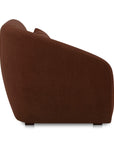 Amelia - Left Arm Facing Chair - Chestnut