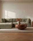 Mischa - Left Sectional - Sage Green