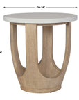 Tatli - Stone Top Side Table