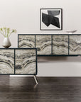 Melange - Rockee 2-Door Chest - Black