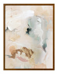 Gaia - Framed Painting - Beige