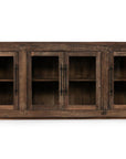 Jett - Wood 4 Door Cabinet - Natural