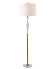 Colette - White Stone Floor Lamp