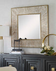 Wharton - Square Mirror - Gold
