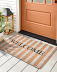 Doormats - Striped Welcome Doormat