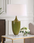 Adela - Table Lamp - Moss Green