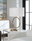 Duara - Circle Table Lamp - Gold