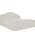 Maggie - King Storage Bed - Cream