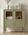 Hannah - Display Cabinet - Green