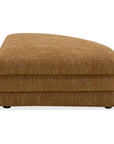 Lowtide - Curved Ottoman - Light Brown