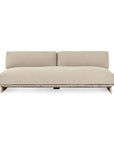 Livia - Teak Outdoor Sofa - Taupe