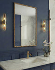 Brass Bamboo - Rectangle Mirror - Brass / Gold
