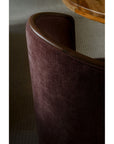 Rossi - Swivel Dining Chair - Berry / Purple