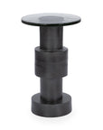 Callen - Round Accent Table - Antique Nickel