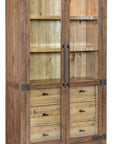 Vineyard Row - Display Cabinet - Light Brown