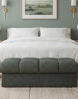 Harlem - Bench - Moss Green / Lake Blue