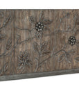 Melange - Florence 4-Door Credenza - Dark Gray