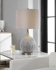 Hedera - Textured Table Lamp - Ivory