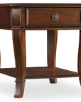Brookhaven - End Table - Dark Brown