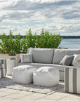 Coastal Living Outdoor - 93" Hudson Outdoor Sofa, Special Order - Pearl Silver