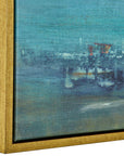 Textured - Land Framed Landscape Art - Gray