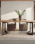 Barrow - Rolling Dining Chair - Soft Taupe