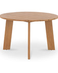 Delta - Round Outdoor Dining Table - Natural