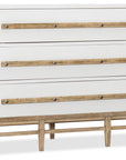 Urban Elevation - 3-Drawer Bachelors Chest - White / Light Brown