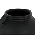 Jovi - Terracotta Vase - Black